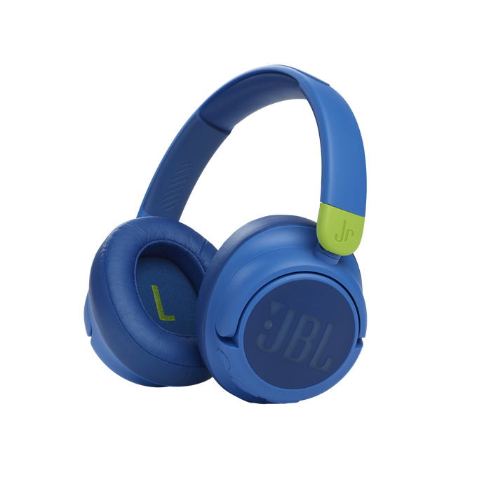 JBL JR 460NC - Blue - Wireless over-ear Noise Cancelling kids headphones - Hero image number null